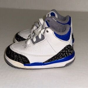 Jordan 3 Royal Blue - Toddler 4c Nike shoes baby